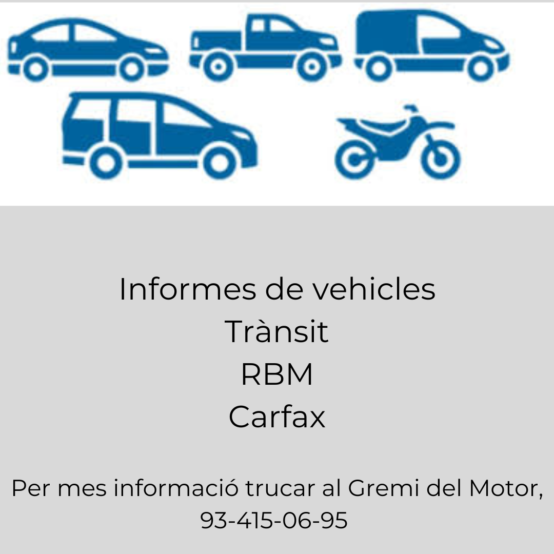 informes vehicles